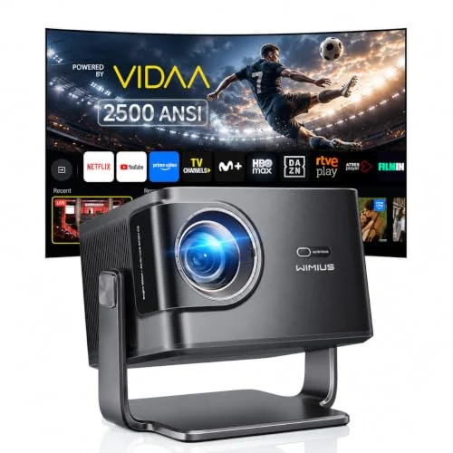 Proyector WiMiUS 4K con VIDAA y Dolby Audio por 337,43 € (-21 %)