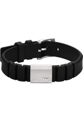 Pulsera Emporio Armani de cuero para hombre