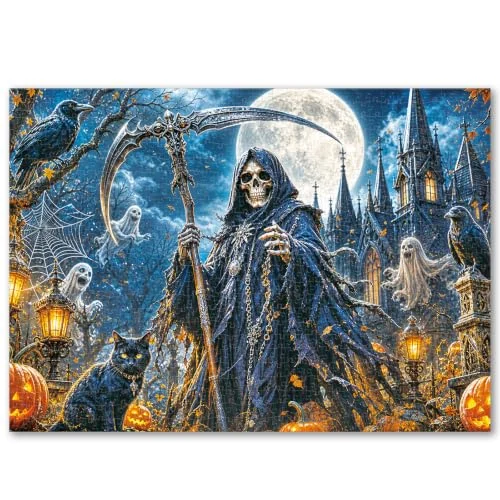 Puzle WOODBESTS de 1000 piezas Parca Halloween por 14,92 €