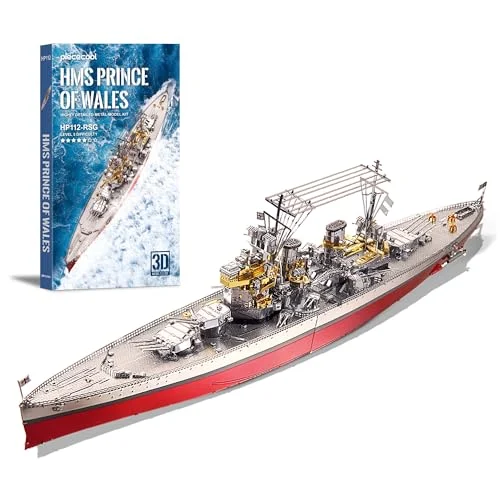 Puzzle 3D metálico Piececool Acorazado Prince of Wales por 29,99 €