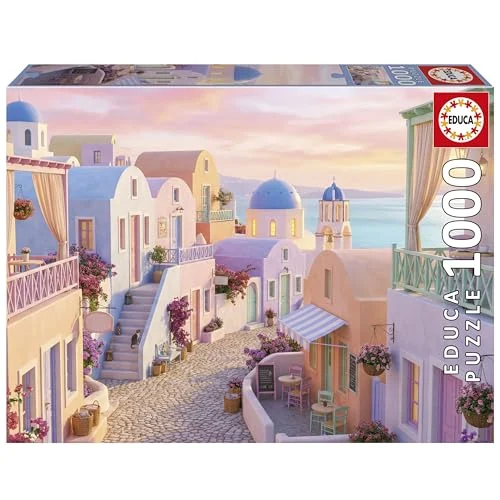 Puzzle Educa Santorini de 1000 piezas por 9,99 € (antes 14,99 €)