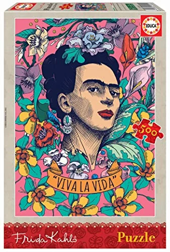 Puzzle Educa Viva la Vida de Frida Kahlo por 6,99 € (antes 14,13 €)