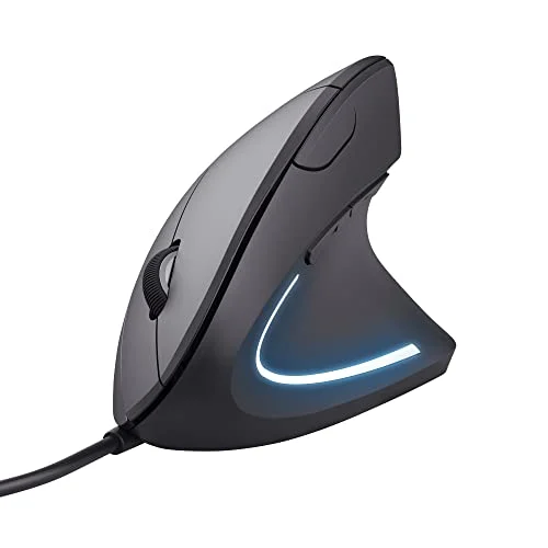 Ratón vertical Trust Verto con cable por 11,34 € (-55 %)