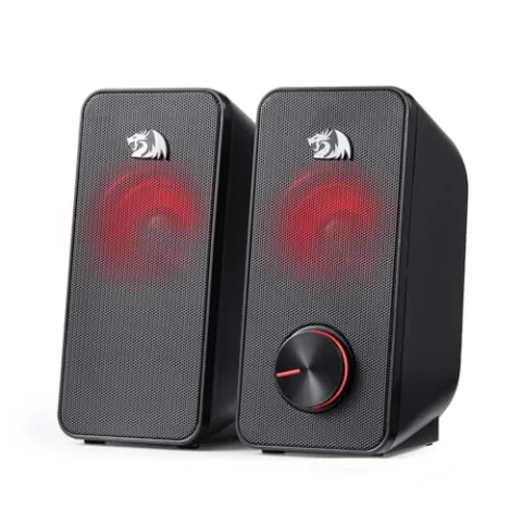 Redragon GS500, altavoces PC 2.0 con LED rojo