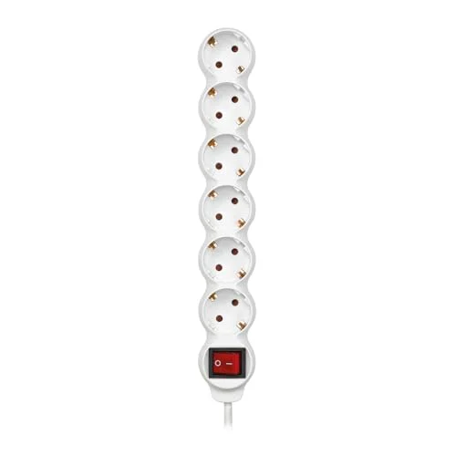 Regleta Simon de 6 tomas con interruptor por solo 6,35 €