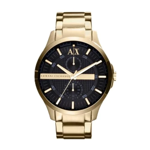 Reloj Armani Exchange dorado y negro por 48,70 € (antes 149 €)