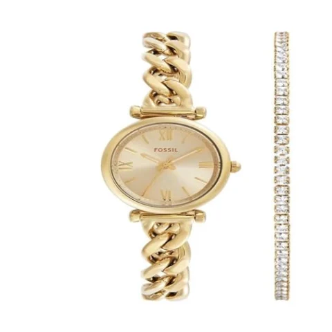 Reloj Fossil Carlie dorado para mujer