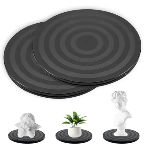 Riisoyu 2 plataformas giratorias de 20 cm