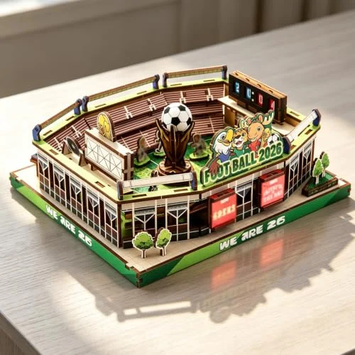 Rompecabezas 3D de estadio de fútbol de madera por 12,99 € (-38 %)