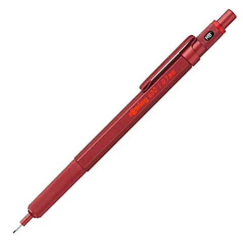Rotring Portaminas 600 rojo 0,7 mm