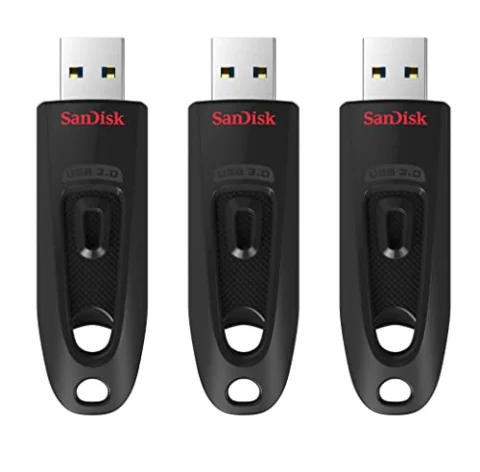 SanDisk Ultra USB 3.0 64 GB (pack de 3)