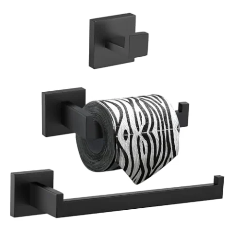 Set de baño TURS de acero inoxidable