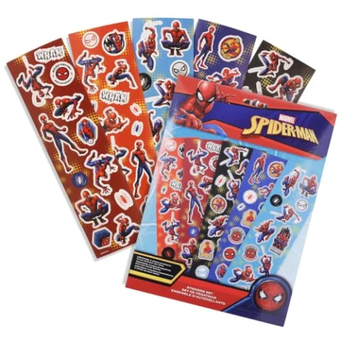 Set de pegatinas Spiderman