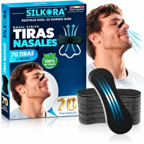 SILKORA Pack Pro 70 tiras nasales