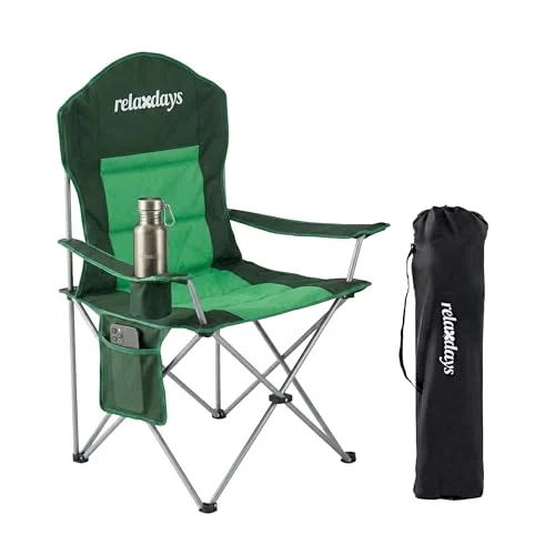 Silla de camping Relaxdays plegable y acolchada por 26,08 €