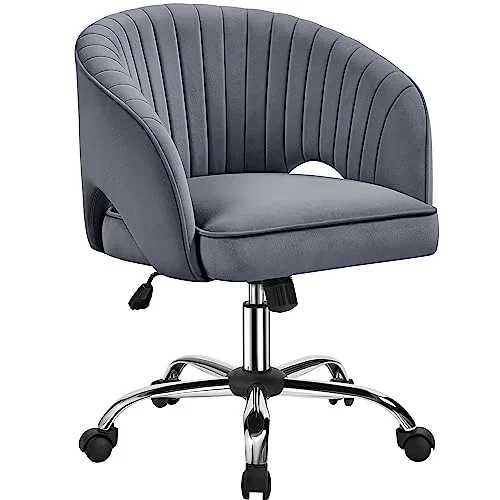 Silla de oficina Yaheetech de terciopelo por 73,09 € (-15 %)