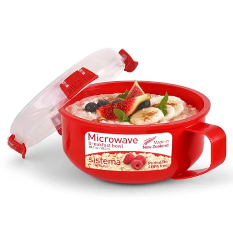 Sistema bol de desayuno para microondas