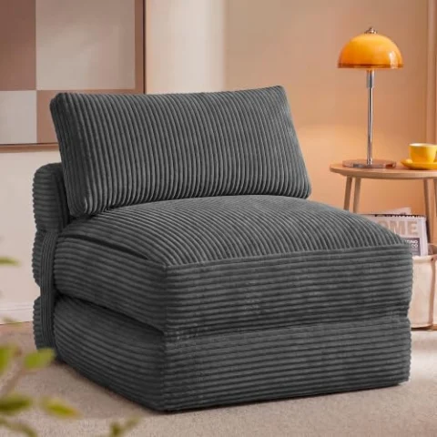 Sofá cama plegable VASAGLE de pana