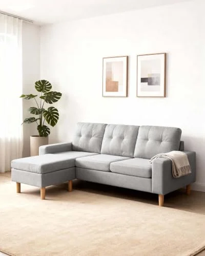 Sofá LIVAN HOME Tabitha con chaise longue reversible por 269,99 € (-10 %)