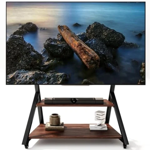 Soporte TV Duiliuu con ruedas de 50 a 100″