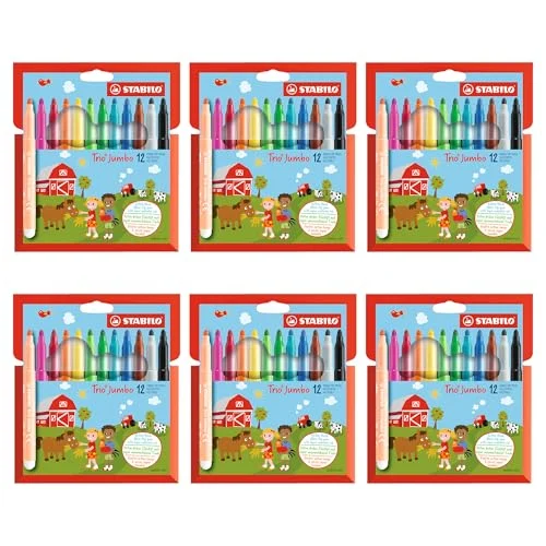 STABILO Trio Jumbo, rotuladores gruesos por 15,70 €