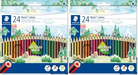 STAEDTLER 185 C24: 2 packs de lápices de colores