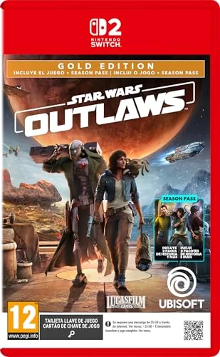 Star Wars Outlaws Gold Edition para Switch 2 por 31,99 € (-8 %)