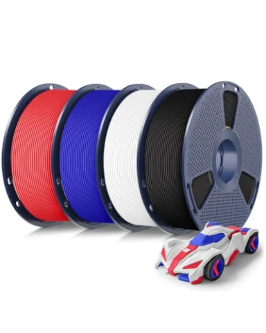 SUNLU Pack 4 kg de filamento PETG Rapid