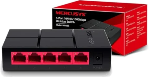 Switch Mercusys MS105G de 5 puertos Gigabit