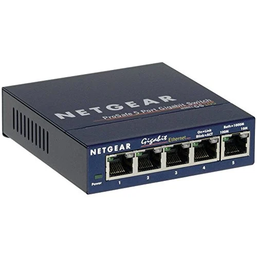 Switch NETGEAR GS105GE de 5 puertos por 17,99 € (-25 %)