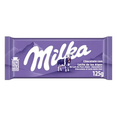 Tableta Milka de chocolate con leche 125 g por 1,04 € (-48 %)