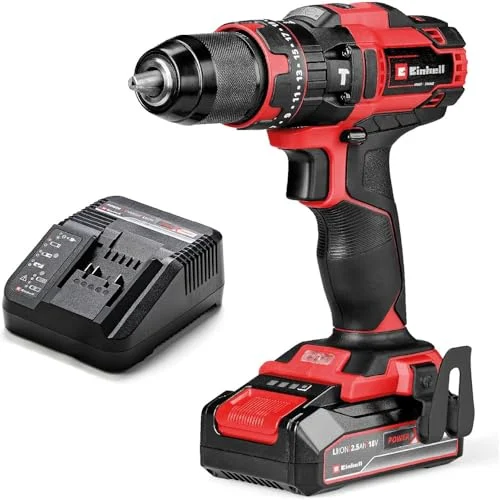 Taladro percutor Einhell 18 V con batería por 55,95 € (antes 99,95 €)
