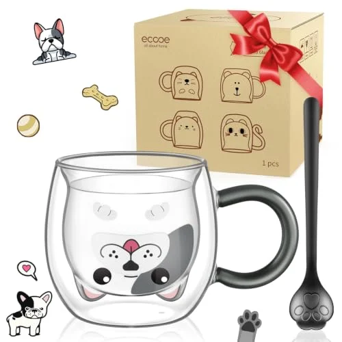 Taza de perro ecooe de cristal por 11,89 € (antes 14,24 €)
