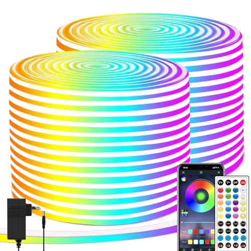 Tira LED de neón Segrass 40 m RGB por 84,25 € (-27 %)