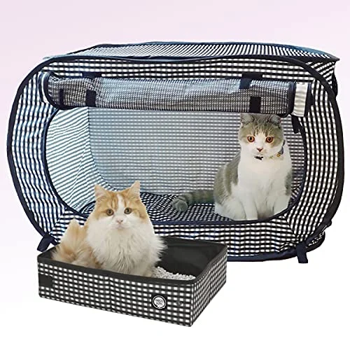 Transportador y jaula portátil Necoichi para gatos por 25,09 € en Amazon