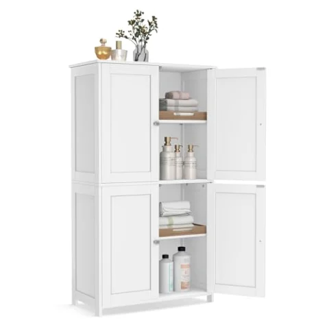 VASAGLE mueble de baño con 4 puertas