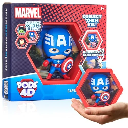 Wow! PODS 4D Marvel Capitán América por 6,50 € (-21 %)