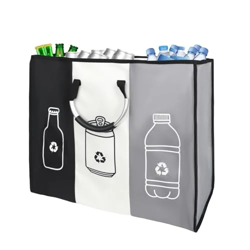 XTDMJ Sistema de separación de residuos 3 en 1 bolsas de reciclaje por 6,30 € (-47 %)