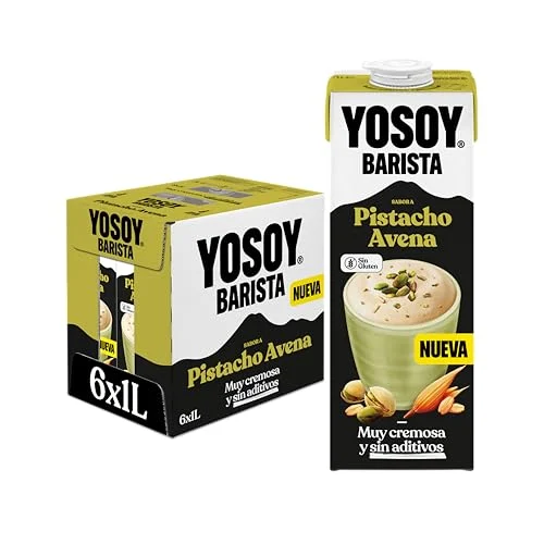 YOSOY Barista Pistacho Avena, pack 6 x 1 L por 9,79 € (-25 %)